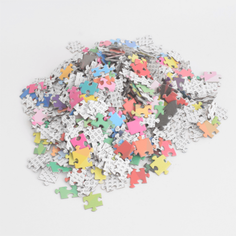 BowLift | Gradient Colorful Rainbow Round Puzzles