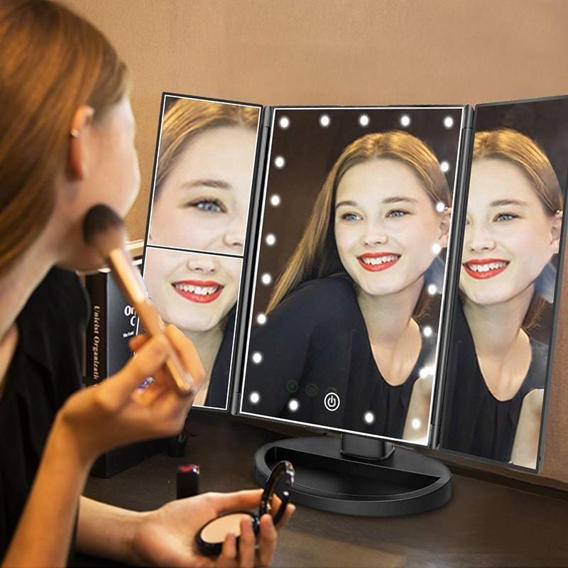BowLift | Lighted Makeup Vanity Mirror, 24LED