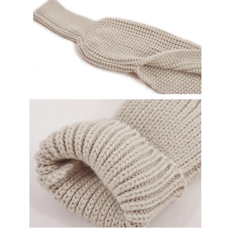 BowLift | Autumn & winter fashion crochet knitted scarf with sleeves