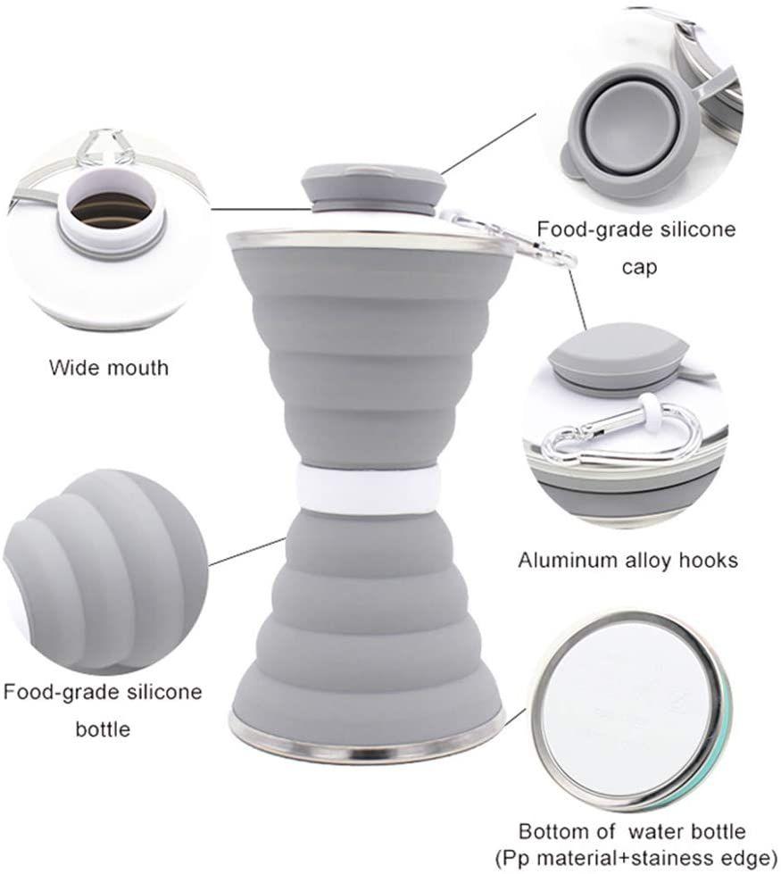 BowLift | Sports outdoor silicone kettle folding cup