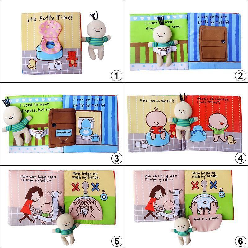BowLift | 3D Activity Quiet Book - Chef, Bath, Potty Time