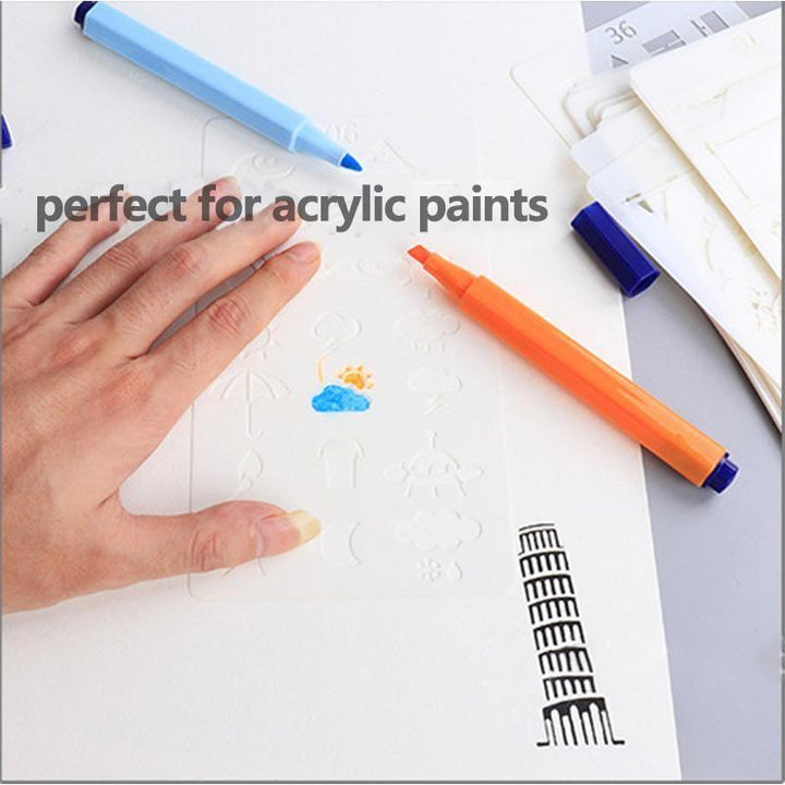 BowLift | Fast Draw Stencil Art Templates (12 Sheets/Set )