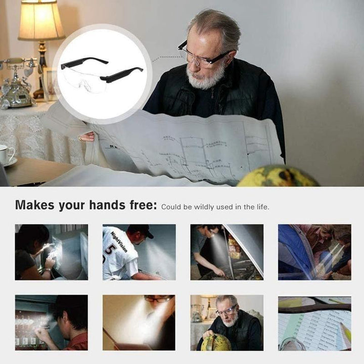 BowLift | Eyeglasses with LED Light Magnifying Glasses