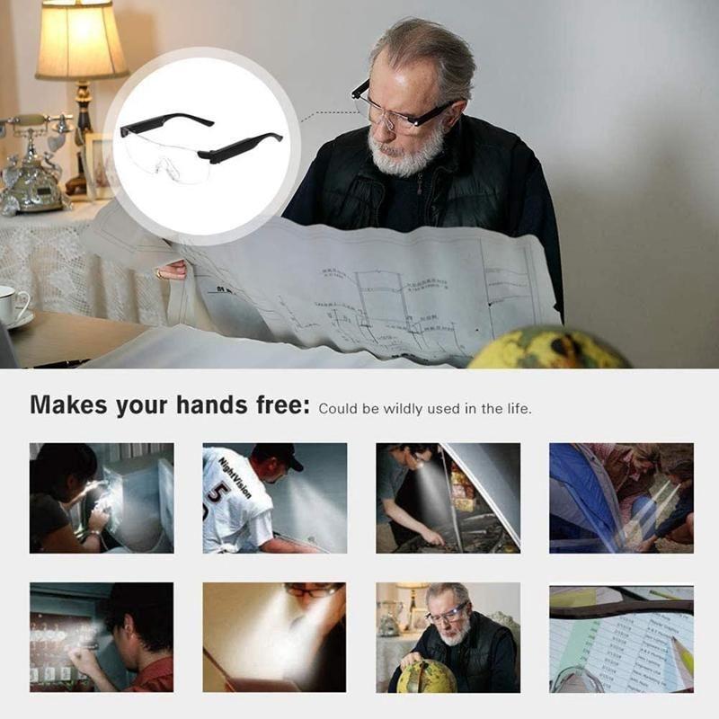 BowLift | Eyeglasses with LED Light Magnifying Glasses