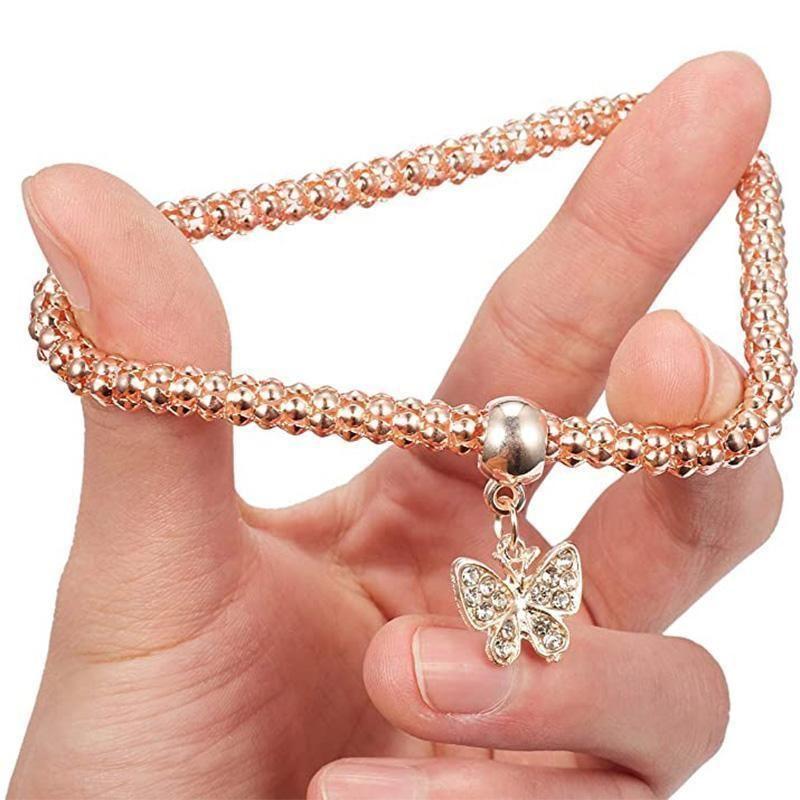 BowLift | Charm Rhinestone Popcorn Bracelet