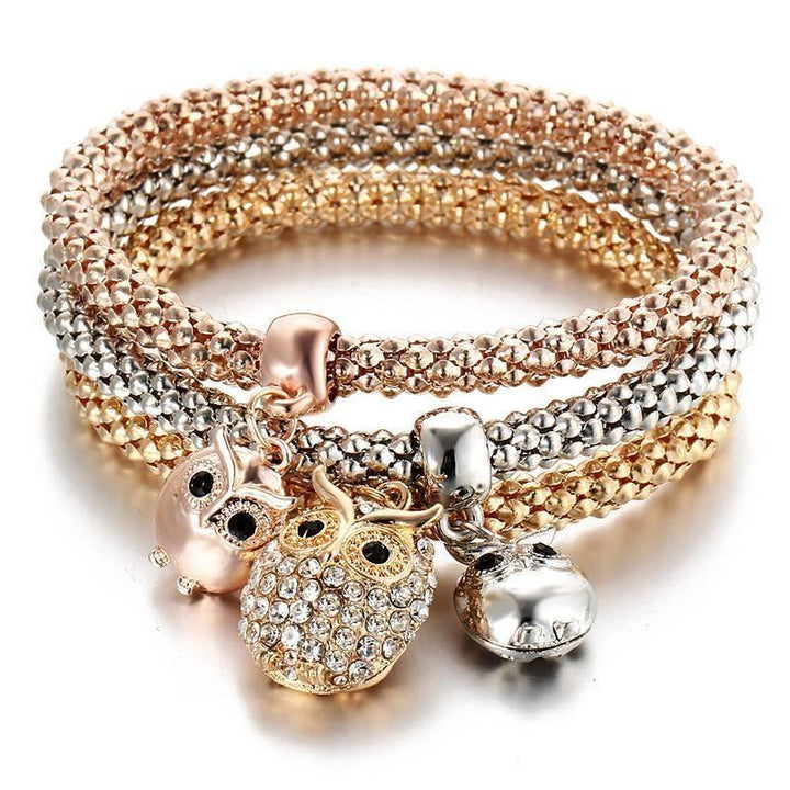 BowLift | Charm Rhinestone Popcorn Bracelet