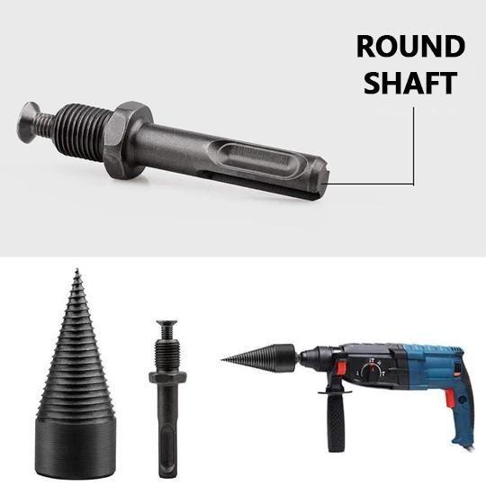 BowLift | Firewood Drill Bit with Round Shank