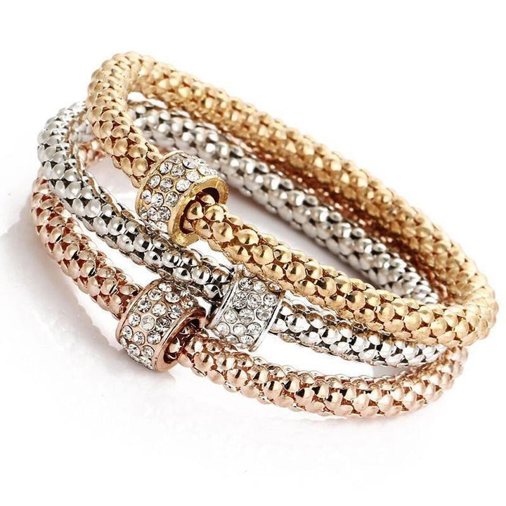 BowLift | Charm Rhinestone Popcorn Bracelet