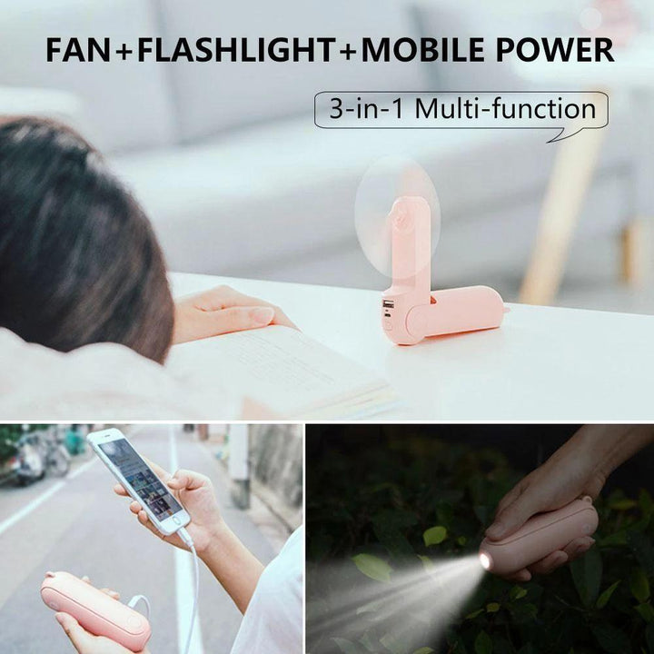 BowLift | Multi-functional Mini Folding Fanv