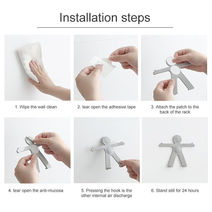 BowLift | Creative Little Person Wall Coat Hook
