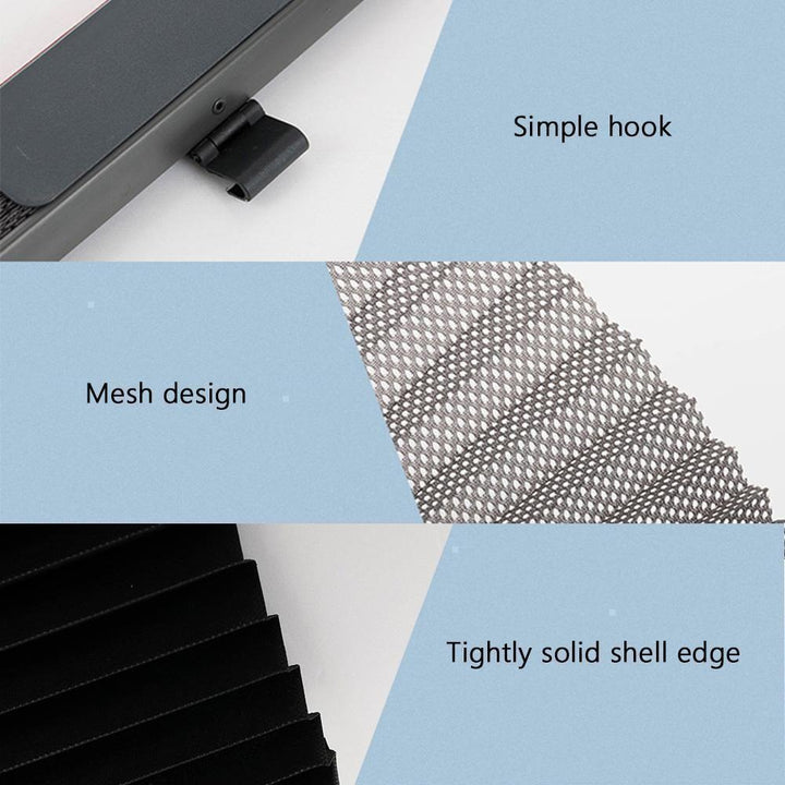 BowLift | Car Window Sun Shade Curtain With 3M Adhesive, Black