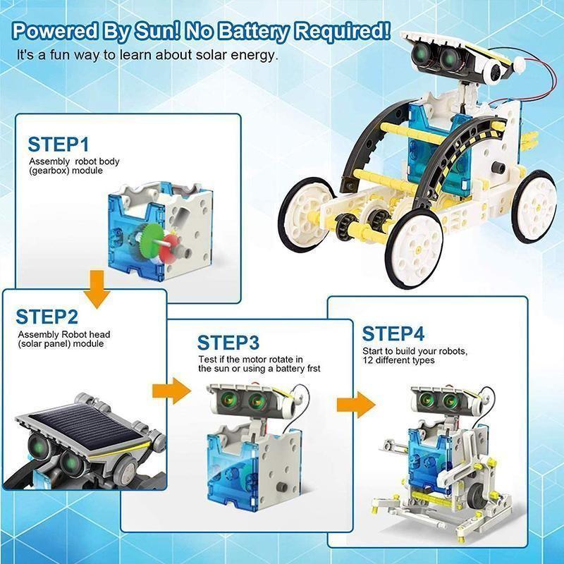 BowLift | 13-in-1 Education Solar Robot Toys