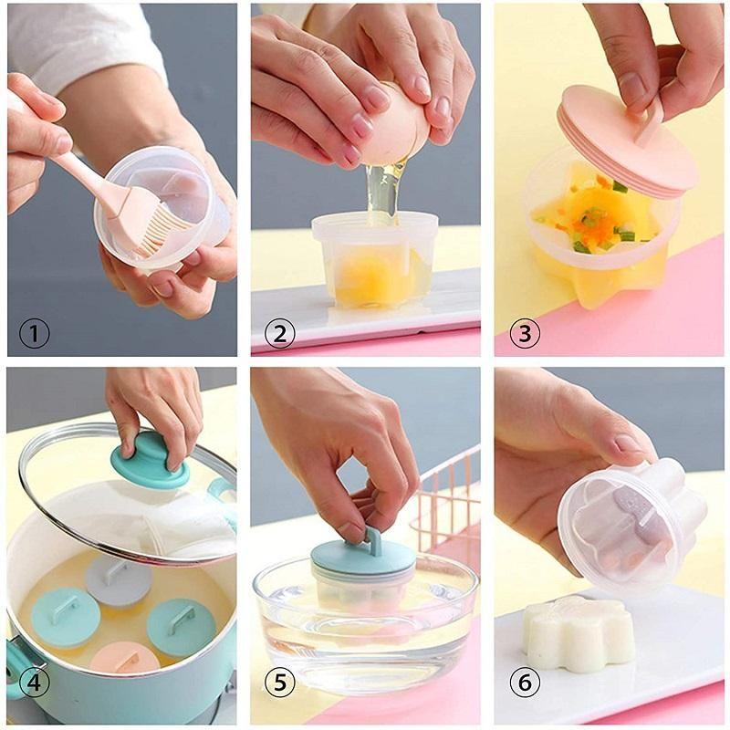 BowLift | Egg Cooking Mold With Brush And Lid