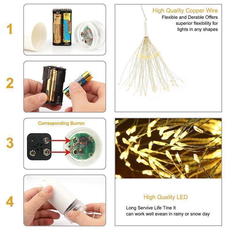 BowLift | LED Copper Wire Firework Lights