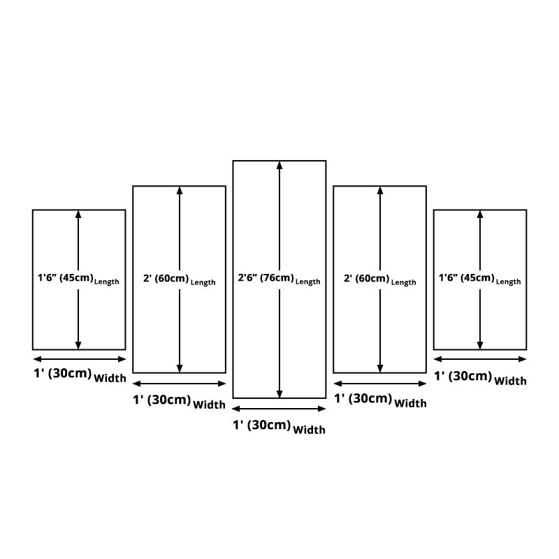 BowLift | Maldives Sunset View Wall Art Multi-part Tropical Hotel Canvas Print in Blue