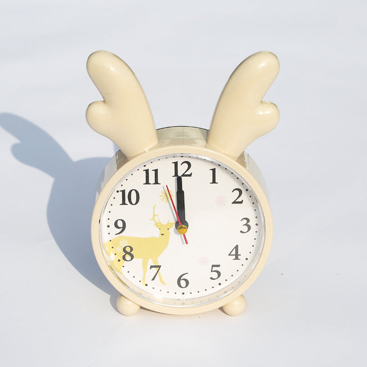 Playful alarm clock with antler design Bowlift