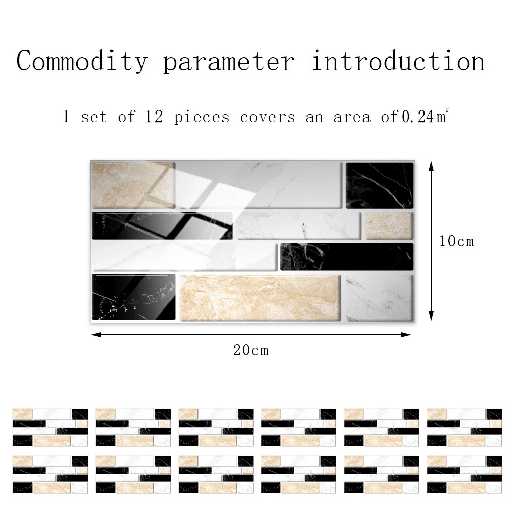 BowLift | Creative Home Beautification 3D Tile Stickers