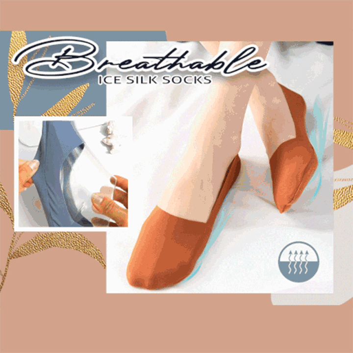 BowLift | Free Cut Non Slip Ice Silk Socks 3 Pairs