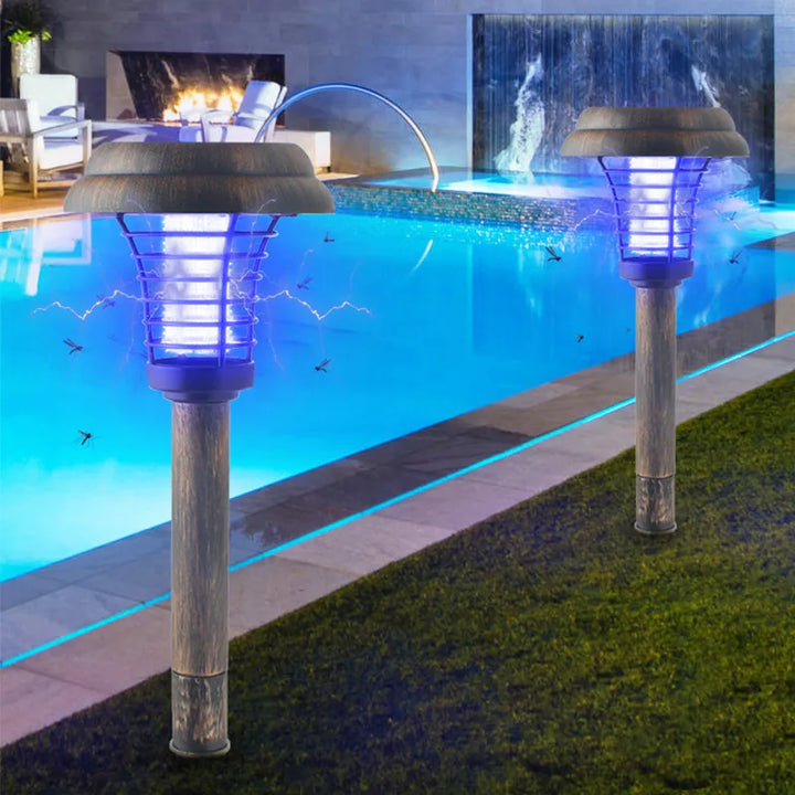 BowLift | Solar Garden Light with Insect Repellent - LED Outdoor Lamp for Terrace & Garden