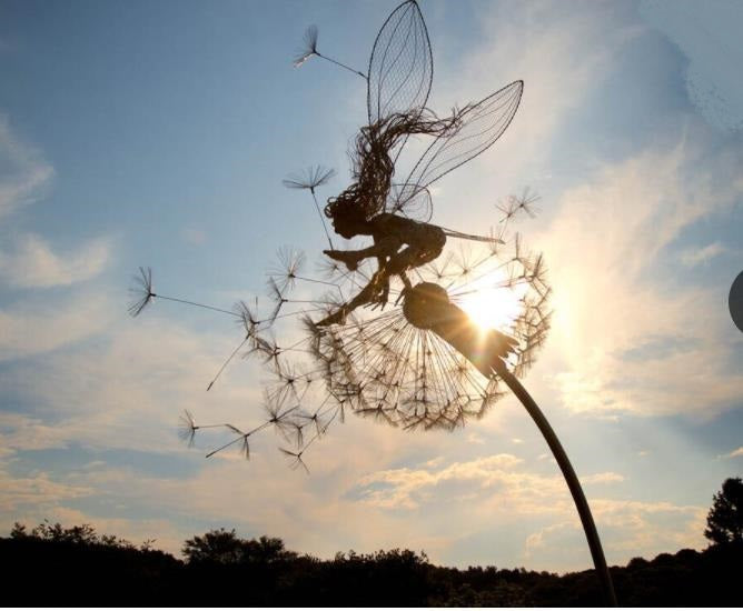 BowLift | Flower Fairy Garden Miniature Sculptures Fairy Garden Mythical Fairy