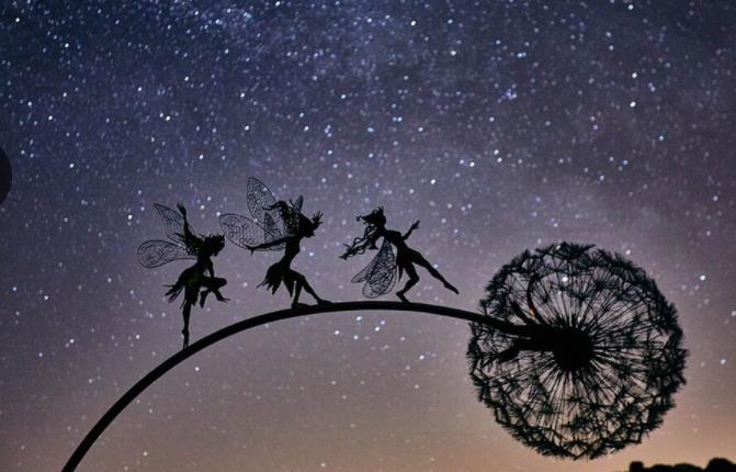 BowLift | Flower Fairy Garden Miniature Sculptures Fairy Garden Mythical Fairy