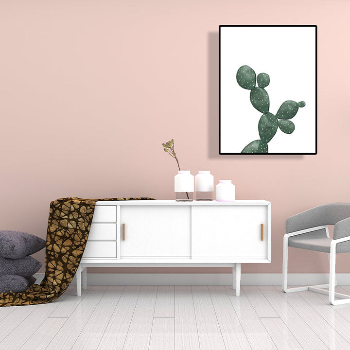BowLift | Tropical Plant Cactus Wall Decoration Green Texture Surface Canvas Print for Living Room