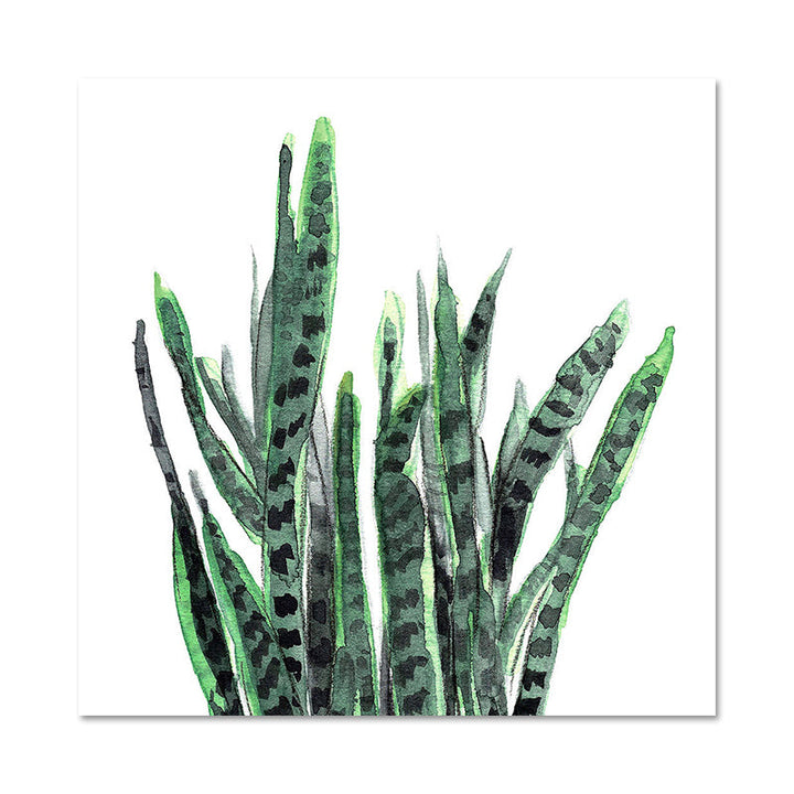 BowLift | Stylish tropical leaf art print for bedroom Botanical wall decoration in green