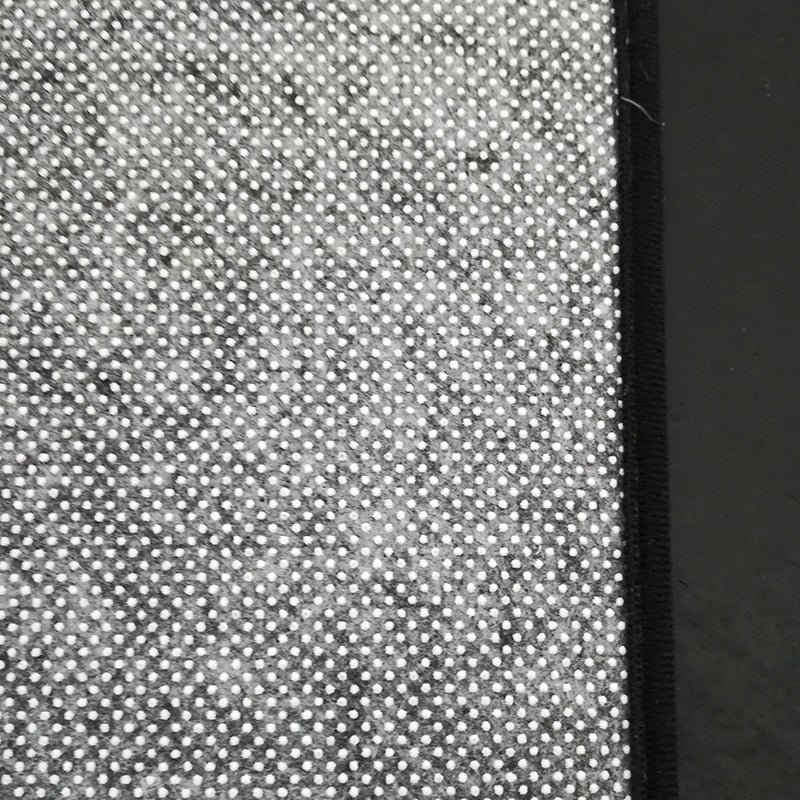 Ivory Bedroom Rug Modern Color Block Pattern Rug Polyester Washable Non-Slip Back Rug | Bowlift