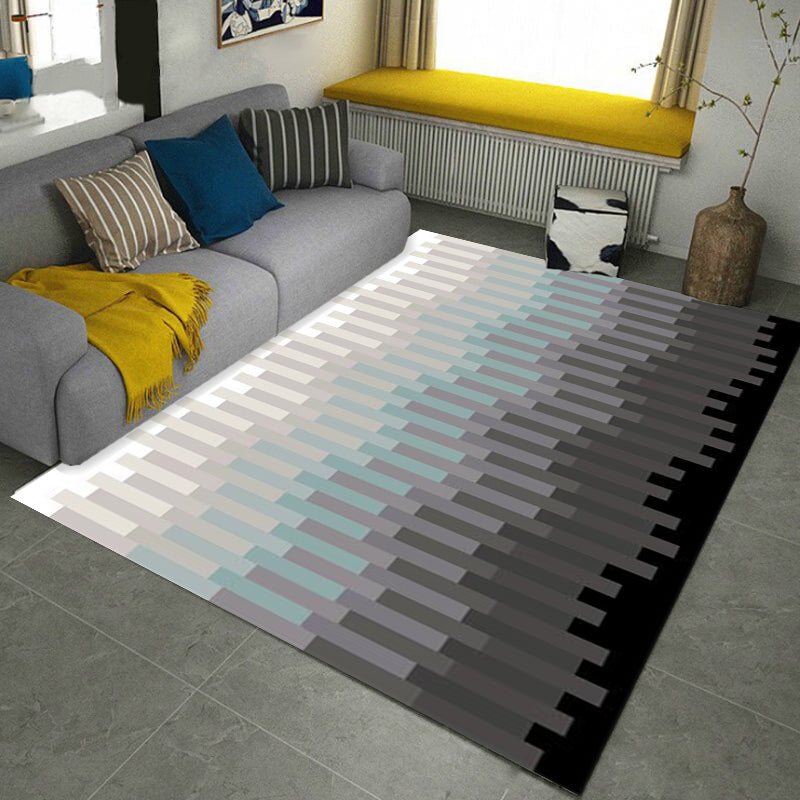 BowLift | Multicolored Bedroom Carpet New Arrivals Geometry Rectangular Pattern Carpet Polyester Machine Washable Carpet
