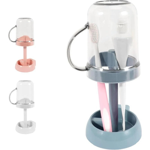 BowLift | Toothbrush Holder with Dust Cover & Wash Cup