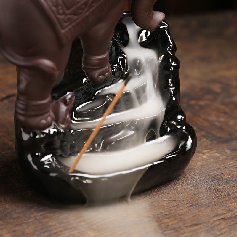 Elephant Theme Aromatic Incense Holder