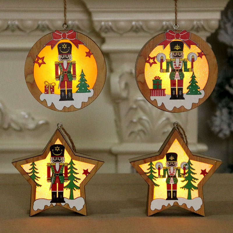 Decorative Star-Shaped Nutcracker Light Bowlift