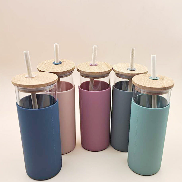 Ladies stylish drinking cup with bamboo lid Bowlift
