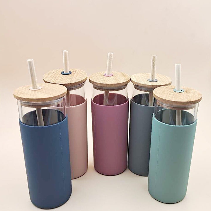 Ladies stylish drinking cup with bamboo lid Bowlift
