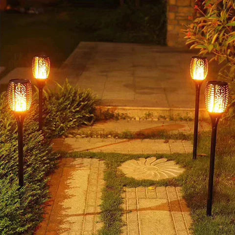BowLift | SolarFlare – Outdoor Solar Torch with Realistic Flickering Flame & Weatherproof Design