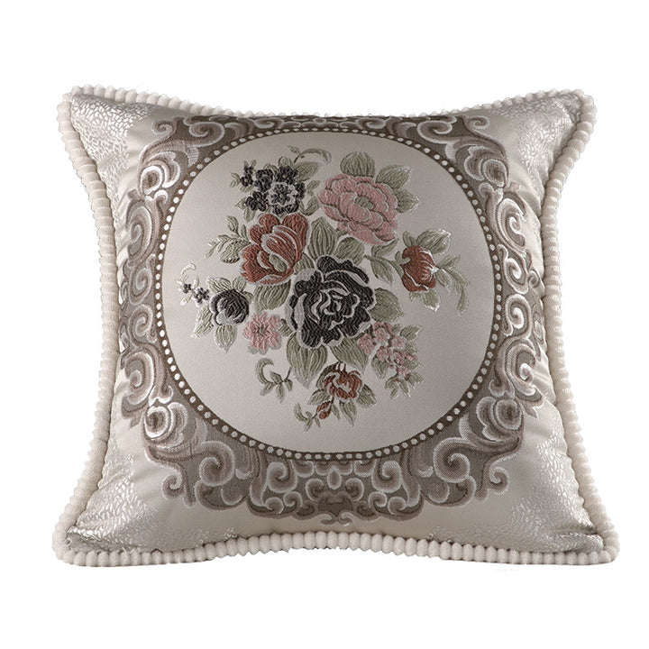 Decorative Embroidered Throw Pillow