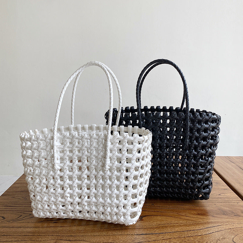 Stylish and Practical Shopping Bag Made of Woven Material Bowlift
