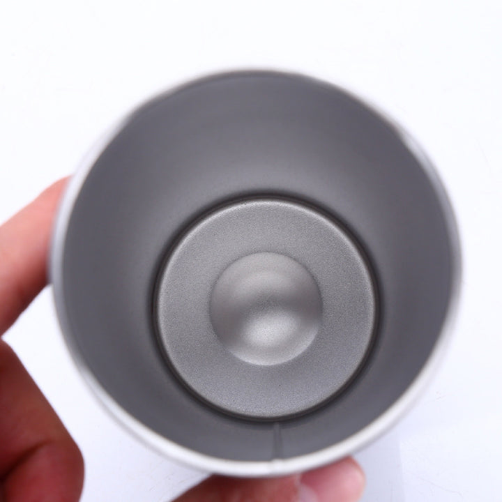 Ladies stainless steel drinking cup with hood Bowlift