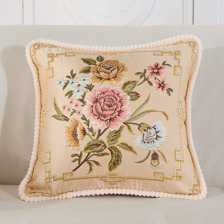 Decorative Floral Throw Cushion