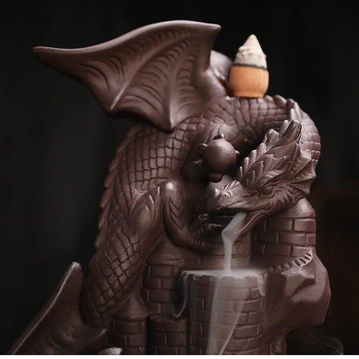 Dragons Theme Incense Waterfall Holder