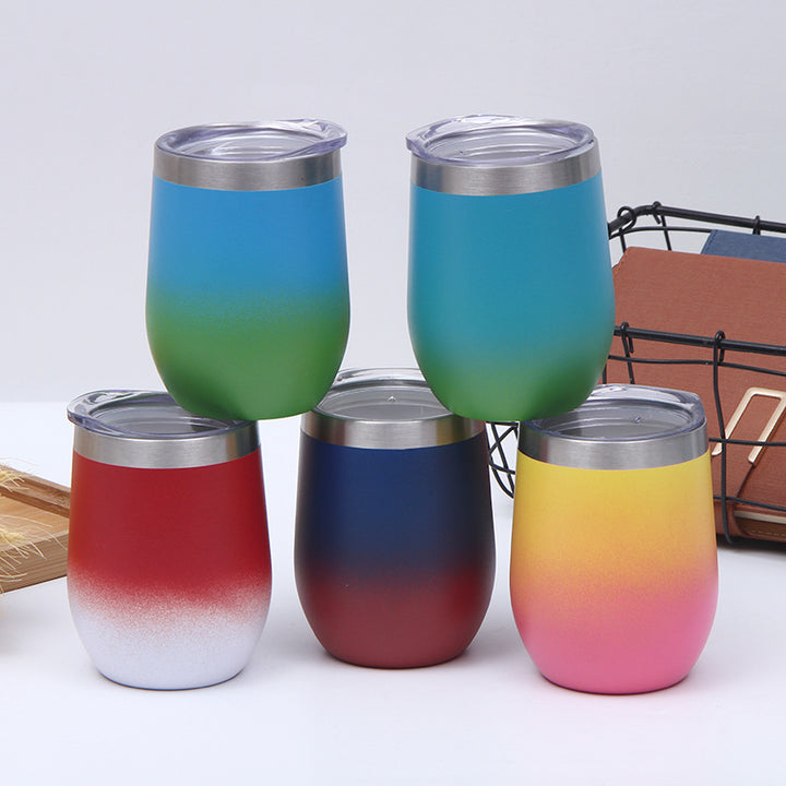 Unisex stainless steel insulated wine glasses Bowlift