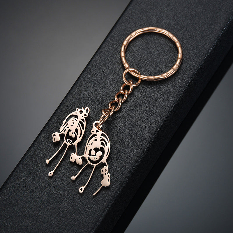 BowLift | Personal children's drawing as a necklace