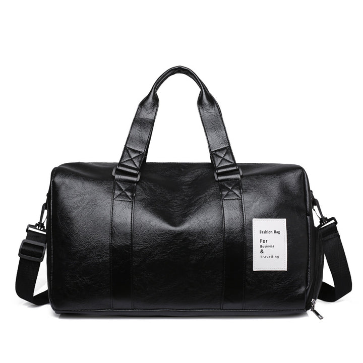 Stylish Leather Travel Duffel Bag Bowlift