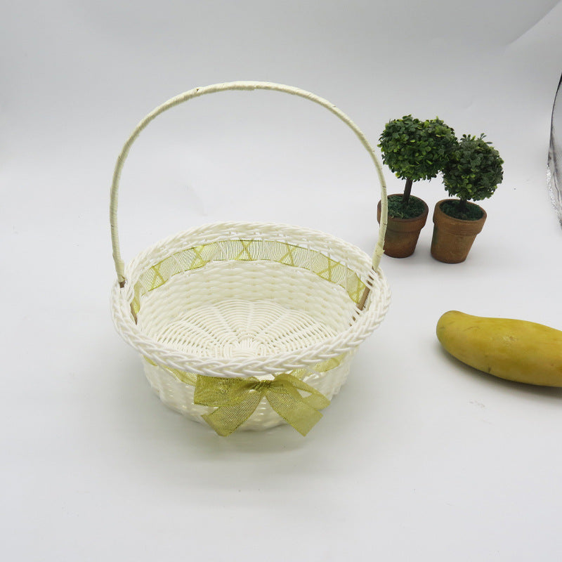 Baby Shower Decorative Woven Basket Bowlift