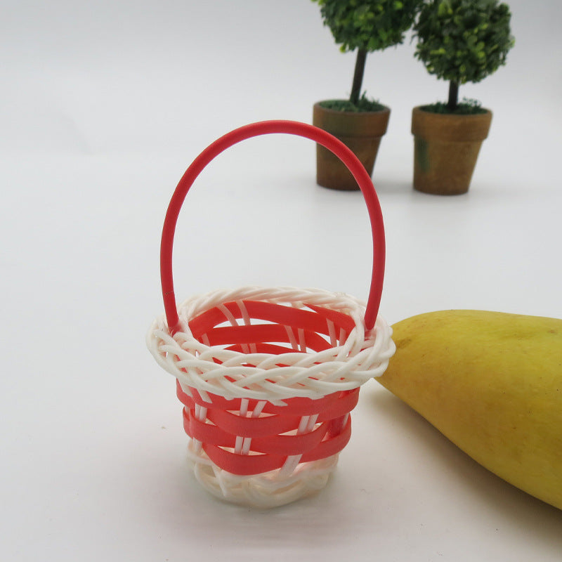 Mini Decorative Woven Basket Bowlift