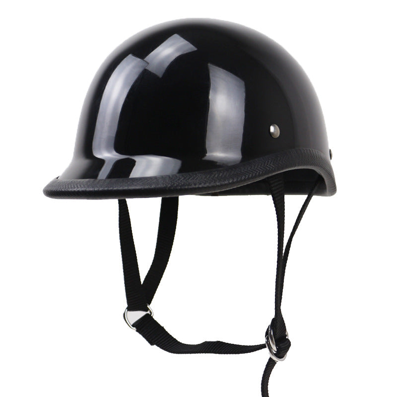 Classic Cruiser Motorcycle Safety Helmet Bowlift