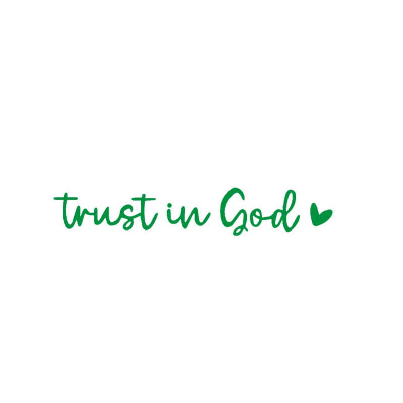 BowLift | “Trust in God” Rear-View Mirror Decal