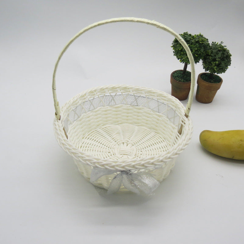 Baby Shower Decorative Woven Basket Bowlift