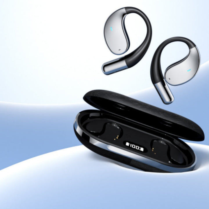 BowLift | Wireless earbuds with open ear and LED display