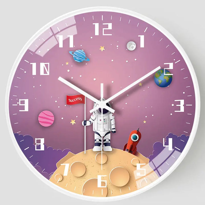 BowLift | QuietCosmos - Contemporary Wall Clock